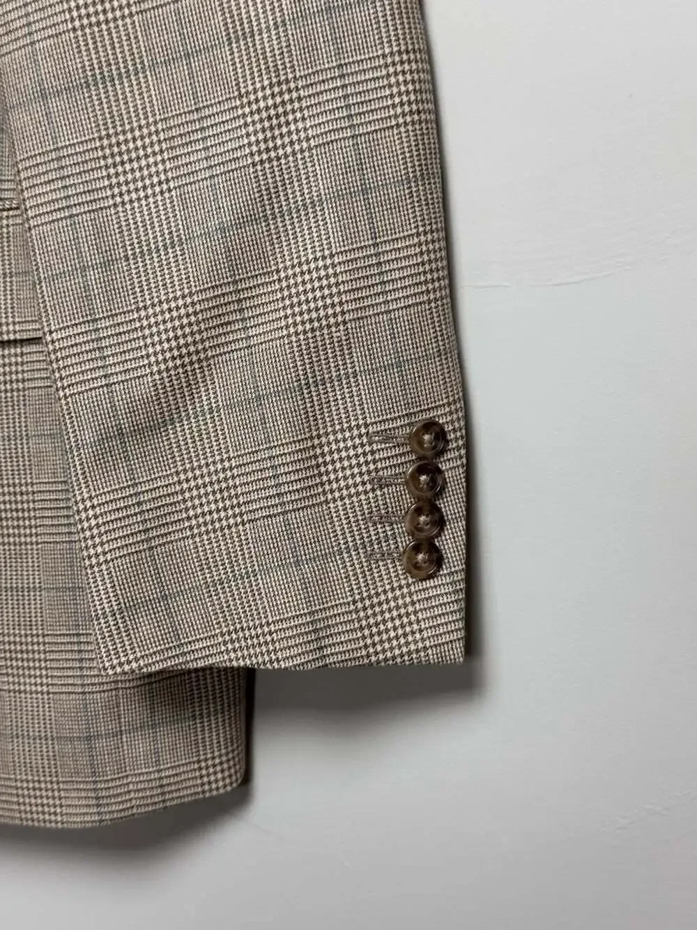 Ralph Lauren Men’s Silk And Wool Plaid Sports Blazer Jacket Size 42 R